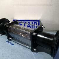 常州双环LZB-100玻璃管浮子流量计,过渡型570mm总长玻璃转子流量计