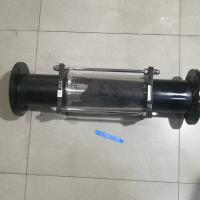 常州双环LZB-100玻璃管浮子流量计,过渡型570mm总长玻璃转子流量计