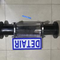 常州双环LZB-100玻璃管浮子流量计,过渡型570mm总长玻璃转子流量计