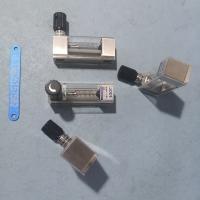 不锈钢玻璃转子流量计LZB-6F，接口中心距75mm防腐玻璃管浮子流量计