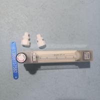LZB-10F4全四氟玻璃转子流量计 四氟卡套式防腐PVDF玻璃管流量计