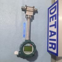 LUGB-21-DN15智能涡街流量计 螺纹连接不锈钢带显示涡街流量计