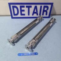 卫生型不锈钢卡盘玻璃转子流量计WA30S-15S,DN15不锈钢玻璃转子流量计
