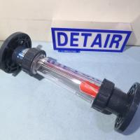 LZB-100S/LZS-100塑料管浮子流量计,DN100PVC法兰 总长555mm转子流量计