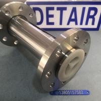 FA30F-65全不锈钢衬四氟玻璃转子流量计,DN65活动法兰,四氟流量计