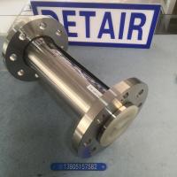 FA30F-65全不锈钢衬四氟玻璃转子流量计,DN65活动法兰,四氟流量计