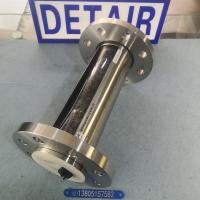 FA30F-65全不锈钢衬四氟玻璃转子流量计,DN65活动法兰,四氟流量计