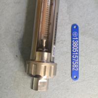 不锈钢双刻度玻璃转子流量计G30-15FE,内螺纹G1/2 刻度加密玻璃转子流量计