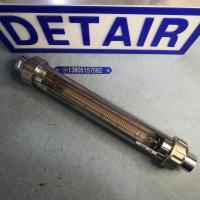 不锈钢双刻度玻璃转子流量计G30-15FE,内螺纹G1/2 刻度加密玻璃转子流量计