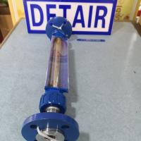 F20-15PT耐压玻璃转子流量计,450mm总长法兰式玻璃管浮子流量计