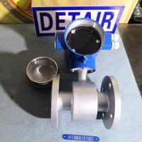 锂电池供电型智能电磁流量计,四氟衬里不锈钢电极现场显示无信号输出流量计