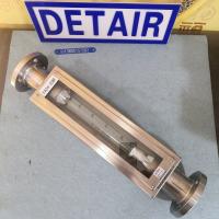 FA24-25BF全不锈钢衬四氟玻璃转子流量计，法兰式不锈钢衬四氟玻璃管浮子流量计