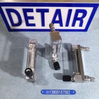 DK800-6FL不锈钢316L玻璃转子流量计,卡套型玻璃管流量计,四氟密封防腐玻璃转子流量计