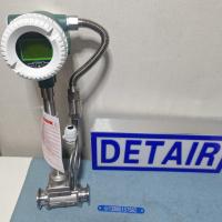 LUGB-21-DN25PTW卫生卡盘型温度压力补偿涡街流量计,DN25现场显示一体化补偿型蒸汽流量计