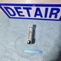 外螺纹连接LZB-6F不锈钢玻璃转子流量计 带调节阀防腐玻璃管浮子流量计