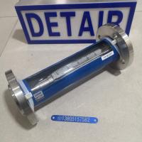 F10-4032FP不锈钢防腐玻璃转子流量计 DN32活动法兰连接防腐玻璃管浮子流量计