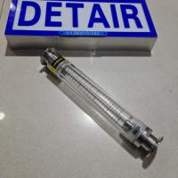 卫生卡盘型不锈钢有机管道流量计LZG-25S,卡盘50.5mm不锈钢有机玻璃流量计
