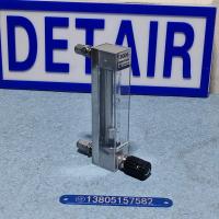 DK800-6FFM全氟醚防腐玻璃转子流量计,耐强酸强碱玻璃管浮子流量计