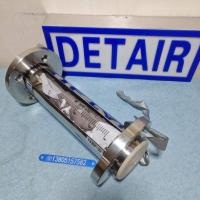 FA30F-32全不锈钢防腐玻璃转子流量计 DN32活动法兰 衬四氟玻璃管浮子流量计
