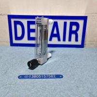 DK800-6FP卡套式四氟防腐玻璃转子流量计,带调节阀PVDF防腐玻璃管浮子流量计