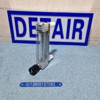 DK800-6FP卡套式四氟防腐玻璃转子流量计,带调节阀PVDF防腐玻璃管浮子流量计