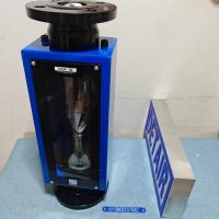 FA24-50玻璃转子流量计,500mm总长度 DN50法兰连接玻璃管浮子流量计