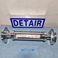 FA10F-40F316L全不锈钢玻璃转子流量计 DN40活动法兰不锈钢玻璃管浮子流量计