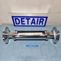 FA10F-40F316L全不锈钢玻璃转子流量计 DN40活动法兰不锈钢玻璃管浮子流量计