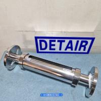 FA10F-40F316L全不锈钢玻璃转子流量计 DN40活动法兰不锈钢玻璃管浮子流量计