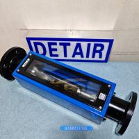 FA24-40耐高压玻璃转子流量计 总长500mm 法兰式气体液体玻璃管浮子流量计