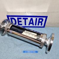 FA20F-50F/316L全不锈钢玻璃转子流量计 316L材质法兰式不锈钢玻璃管浮子流量计