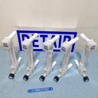 LZB-10F4卡套连接PVDF防腐玻璃转子流量计 四氟卡套式防腐玻璃管浮子流量计