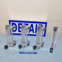 LZM-15ZT不锈钢接口有机玻璃流量计,带不锈钢调节阀有机面板式流量计