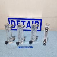 LZM-15ZT不锈钢接口有机玻璃流量计,带不锈钢调节阀有机面板式流量计