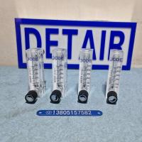 不锈钢接口有机面板流量计LZM-6ZT,带调节阀有机玻璃转子流量计