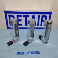 DK800-4F6全氟醚密封玻璃转子流量计,内螺纹NPT1/4不锈钢316L玻璃管流量计