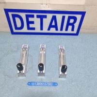 DK800-4F6全氟醚密封玻璃转子流量计,内螺纹NPT1/4不锈钢316L玻璃管流量计