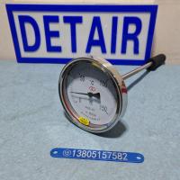 双金属温度计WSS-401-150℃-300mm 可动外螺纹连接 双环不锈钢双金属温度计